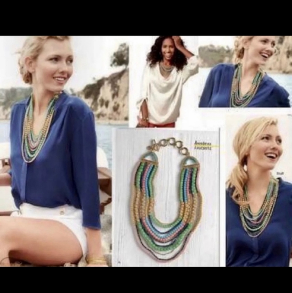 Stella & Dot Zahara Bib Necklace - Picture 12 of 12